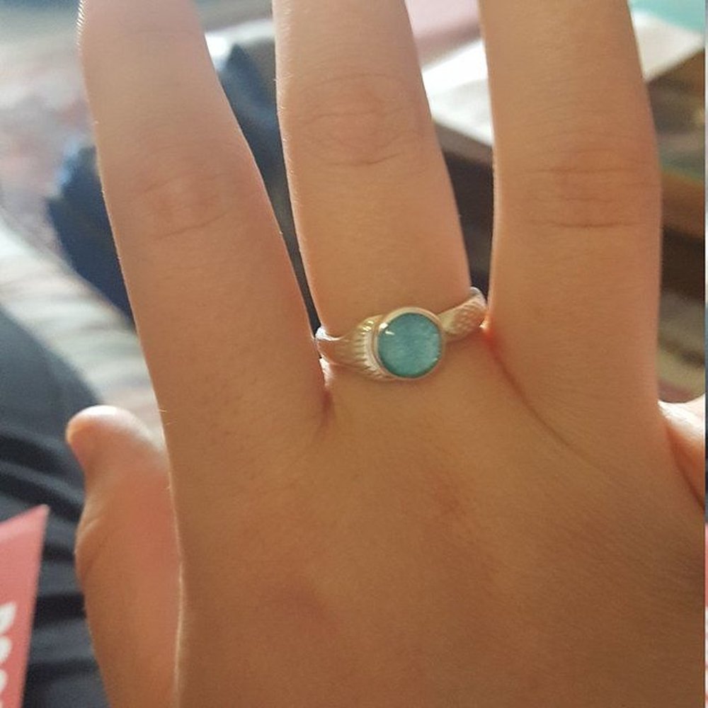 Mako Mermaid Ring Sterling Silver Island of Secrets Gift ako Mermaid Ring - Picture 1 of 4